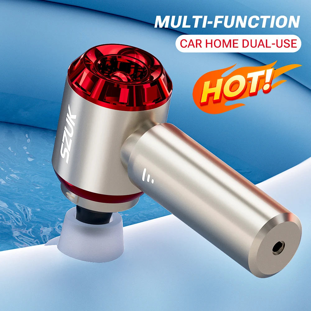 Aspirateur Sans Fil Portable pour Voiture – Mini Aspirateur Rechargeable Haute Puissance avec Filtre HEPA