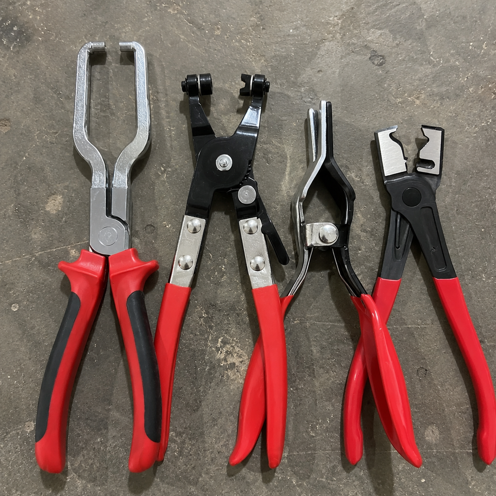 Pince Professionnelle pour Colliers de Durite – Outil Universel de Dépose et Pose pour Réparation Automobile
