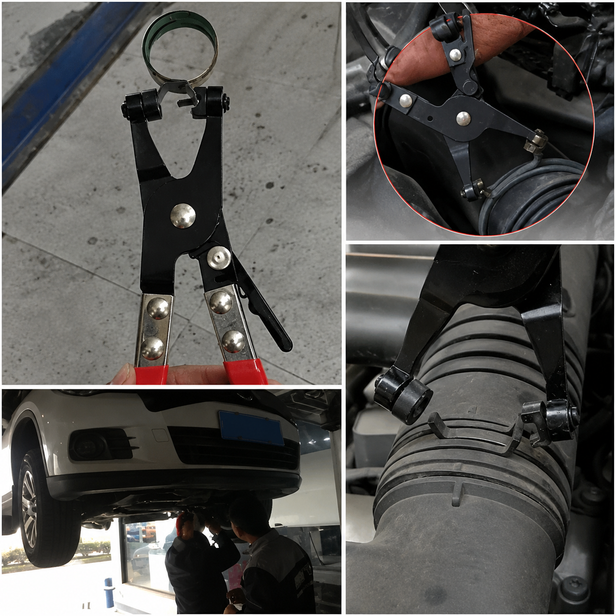 Pince Professionnelle pour Colliers de Durite – Outil Universel de Dépose et Pose pour Réparation Automobile