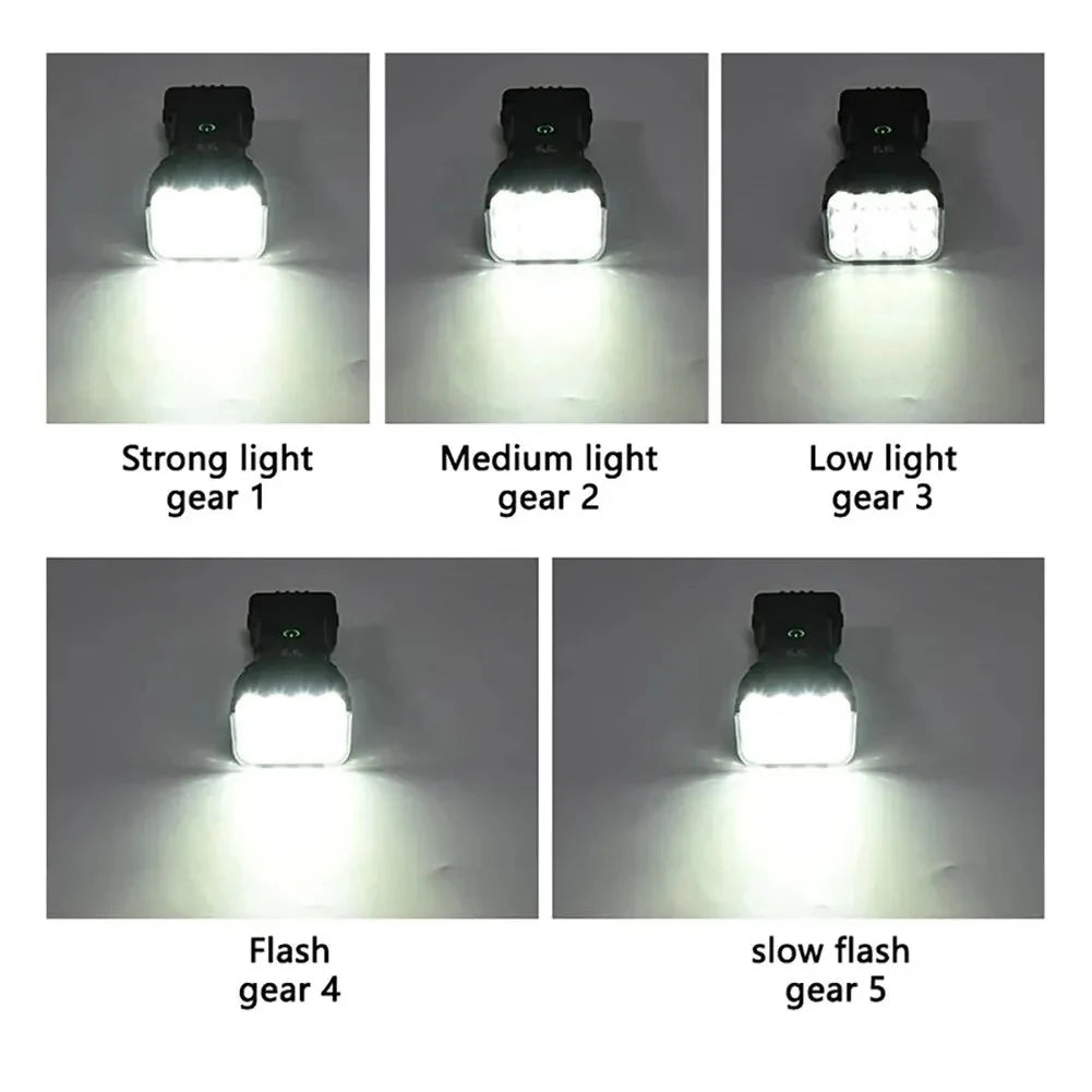 12 LED Bicycle Front Light Rechargeable Bike Light with Horn MTB Bicycle Head Lights Cycling Bike Safety Lamp for Night Riding