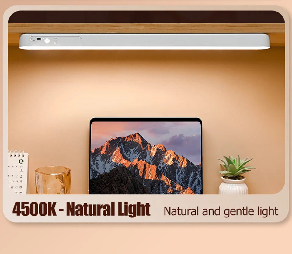 Eye-care Table Lamp LED Light Bar 48/28cm Rechargeable Wirless Desk Reading Lamp USB Night Light For Bedside Kitchen Cabinet