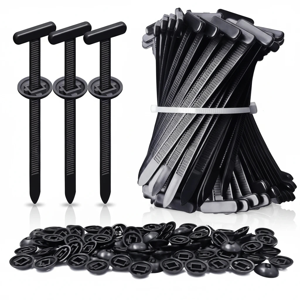 Cable Tie Buckle Fixed Through The Core Nail Cable Tie Buckle Mudguard Fender Inner Lining Trunk Buckle