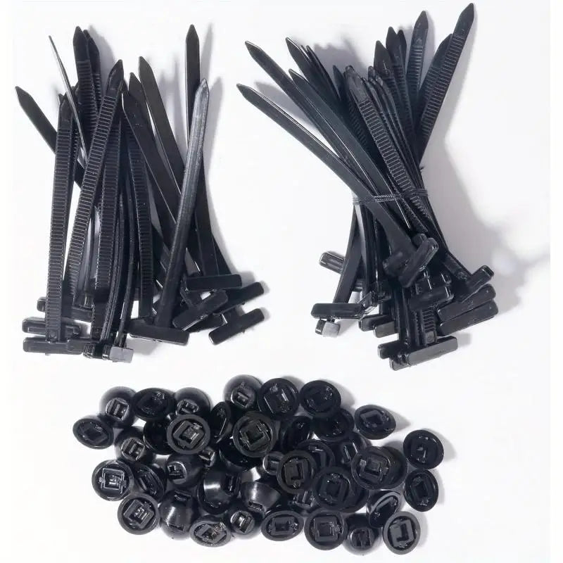 Cable Tie Buckle Fixed Through The Core Nail Cable Tie Buckle Mudguard Fender Inner Lining Trunk Buckle
