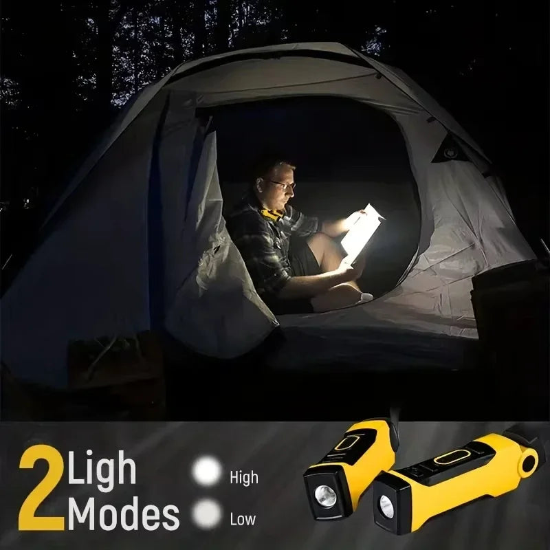 2 Pack Rechargeable LED Neck Reading Light Two Brightness Levels For Reading, Knitting, Camping & Repairing  Led Work Light