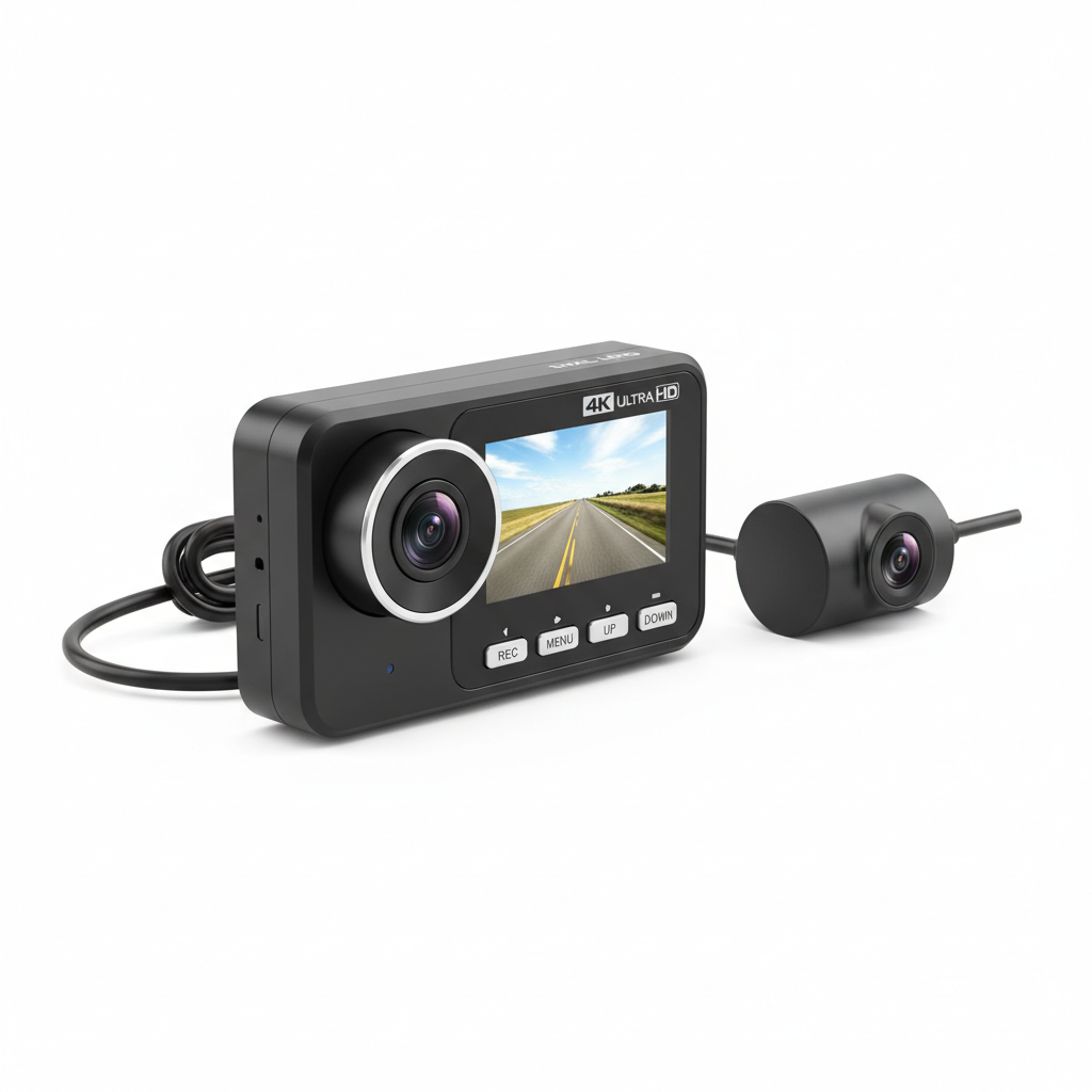 Dashcam 4K avec caméra arrière